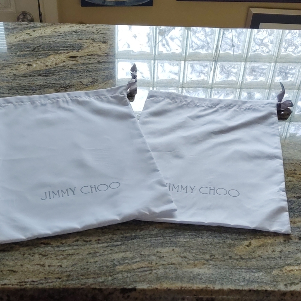 Jimmy Choo Drawstring dust cover bags